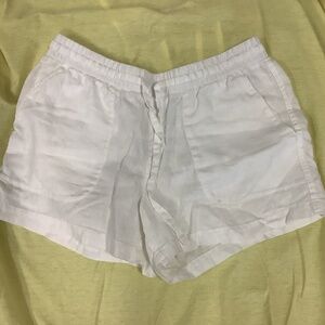 Garnet hill linen shorts size medium